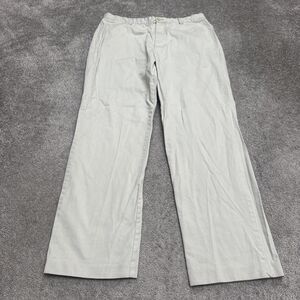 J. Crew Khaki Chino Pants Mens Size 36x30 Beige Straight Leg Cotton Preppy Work